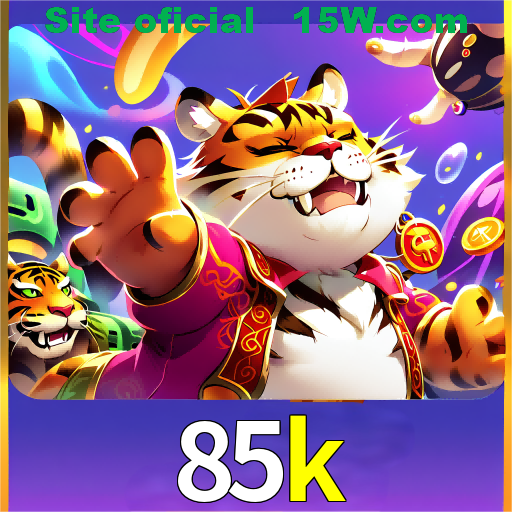Imagem promocional da 85k mostrando a plataforma e suas vantagens